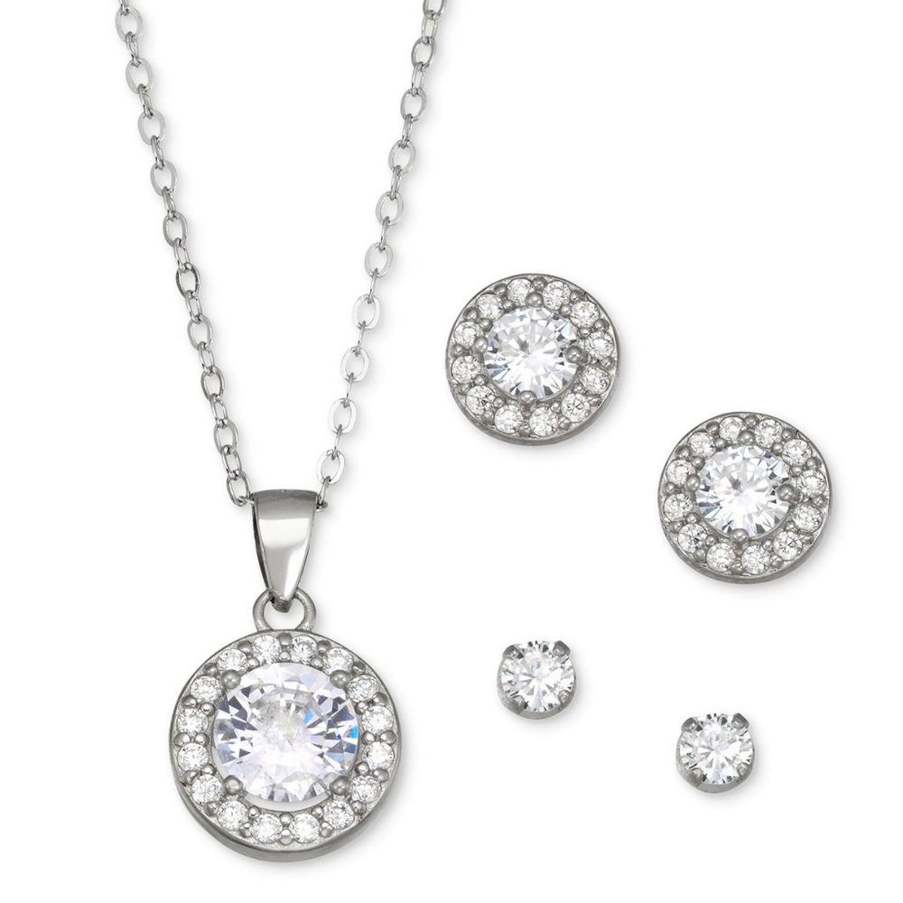 NEW Giani Bernini 3Pc Pendant Necklace W/FREE GIFT - Picture 3 of 6